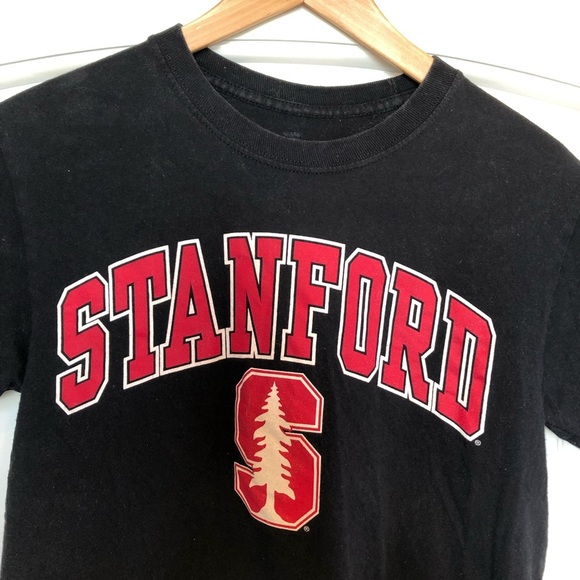 ๐ 6/$60 Stanford University Graphic TShirt, Black/Red, Small - Picture 3 of 4